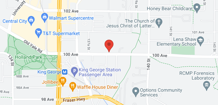map of 3303 13827 100 AVENUE